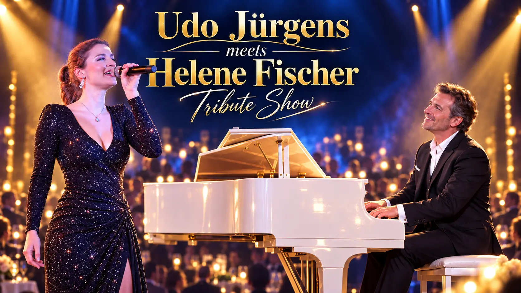 Helene Fischer und Udo Jürgens – Bühnenmotiv